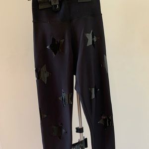 Ultracor high waisted black star legging